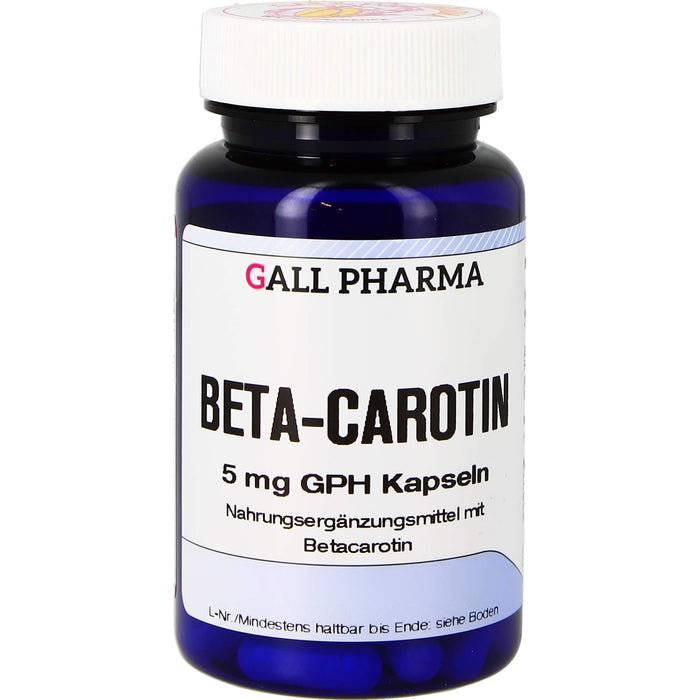 GALL PHARMA Beta Carotin 5 mg GPH Kapseln, 60 pcs. Capsules