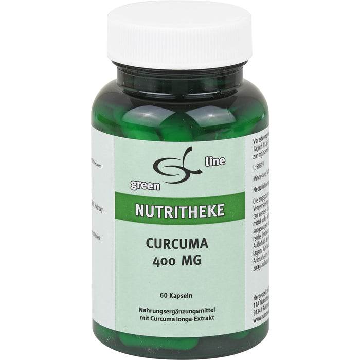 green line NUTRITHEKE Curcuma 400 mg Kapseln, 60 pc Capsules