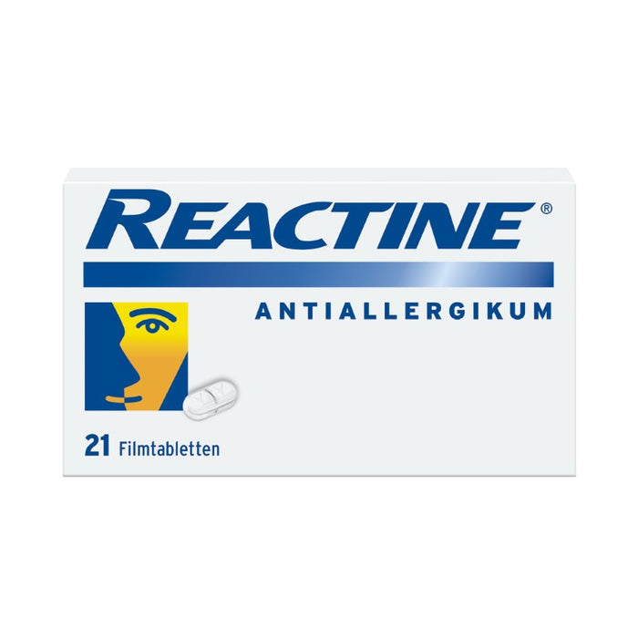 REACTINE Antiallergikum Filmtabletten bei Heuschnupfen, 21 pc Tablettes