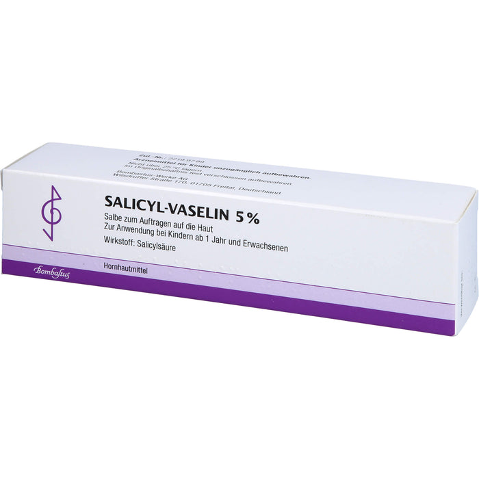 Bombastus Salicyl-Vaselin 5% Salbe, 100 ml Onguent