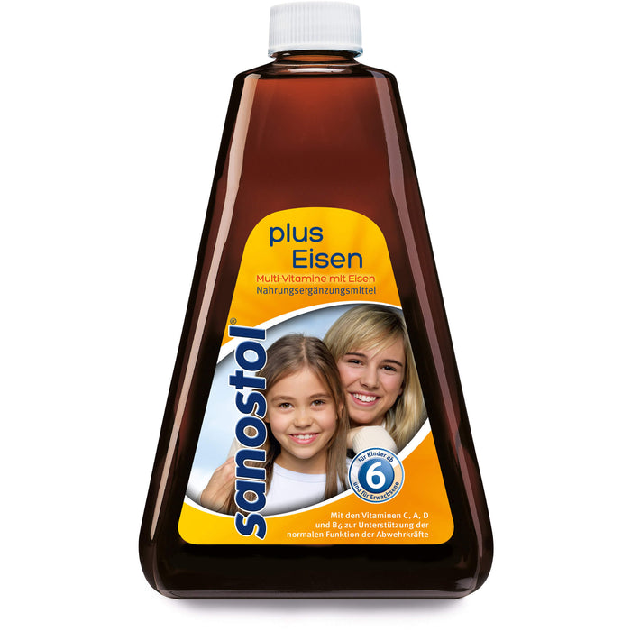 sanostol plus Eisen Multi-Vitamine Saft, 460 ml Lösung