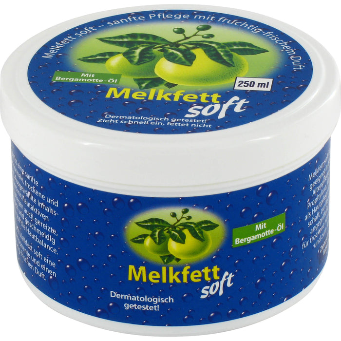 Melkfett soft Salbe mit Bergamotteöl, 250 ml Onguent