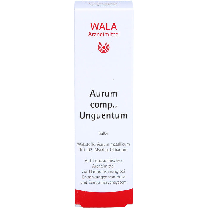 WALA Aurum comp., Unguentum Salbe zur Harmonisierung bei Erkrankungen von Herz und Zentralnervensystem, 30 g Ointment