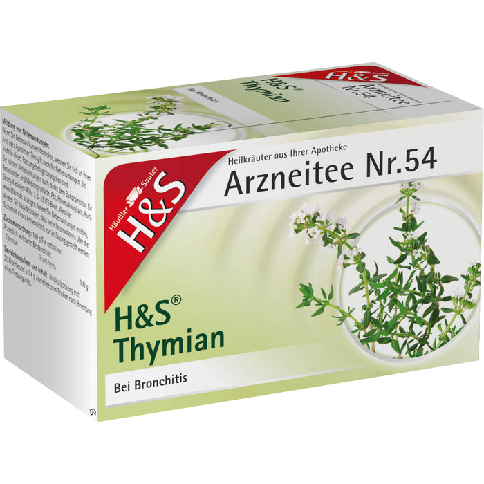 H&S Thymian Arzneitee Nr. 54, 20 St. Filterbeutel