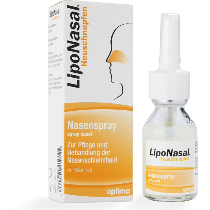 LipoNasal Heuschnupfen, Nasenspray zur Pflege und Behandlung der Nasenschleimhaut, 20 ml Lösung