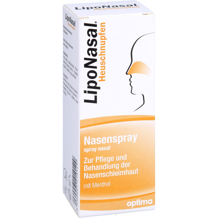 LipoNasal Heuschnupfen, Nasenspray zur Pflege und Behandlung der Nasenschleimhaut, 20 ml Solution