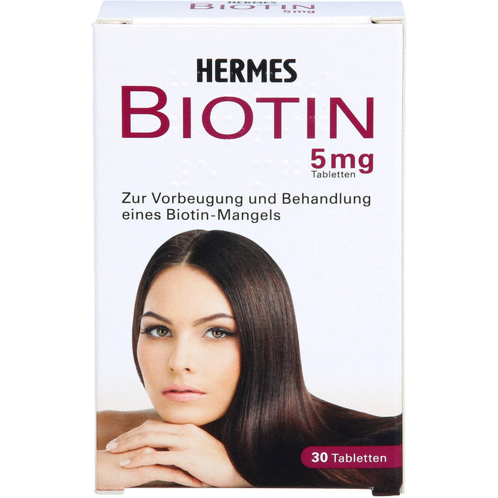 HERMES Biotin 5 mg Tabletten, 30 St. Tabletten