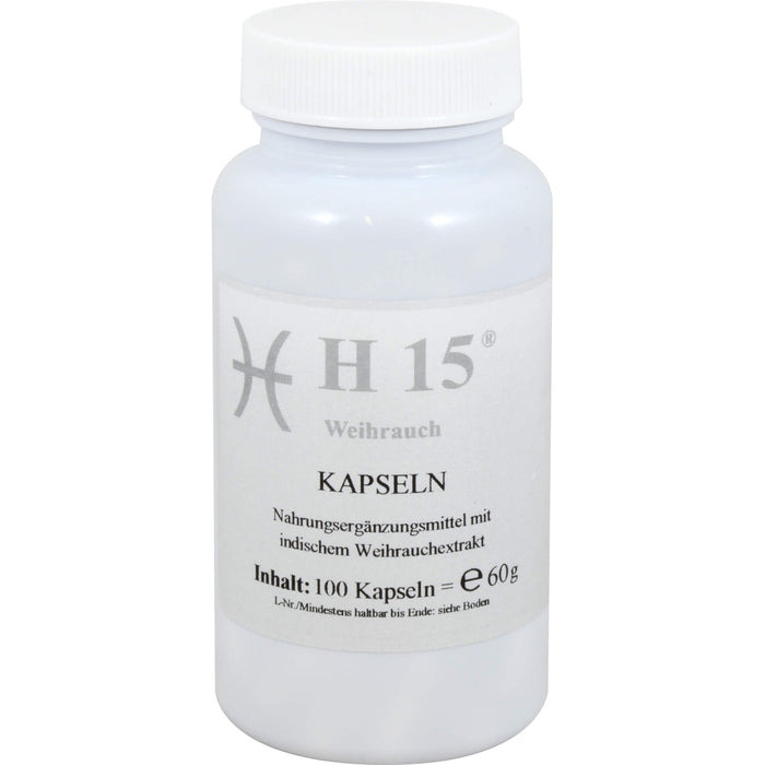 H 15 Weihrauch Kapseln 350 mg, 100 pc Capsules