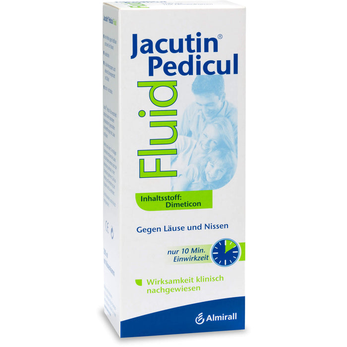 Jacutin Pedicul Fluid mit Nissenkamm gegen Läuse und Nissen, 200 ml Solution