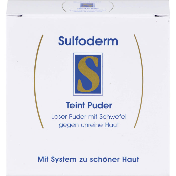 Sulfoderm S Teint Puder gegen unreine Haut, 20 g Powder