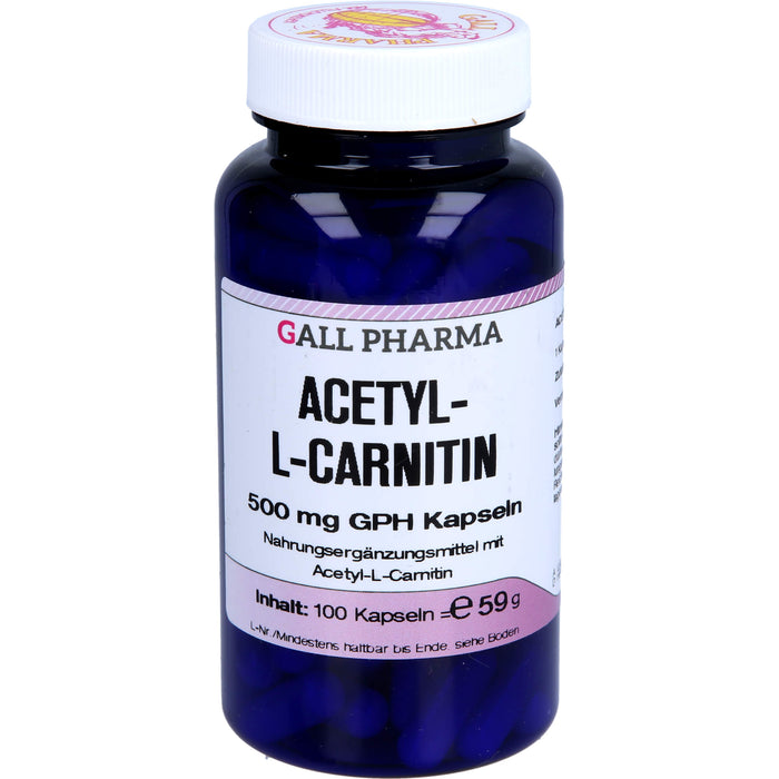 Acetyl L Carnitin 500mg, 100 St KAP