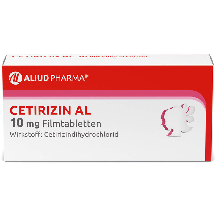 CETIRIZIN AL 10 mg Filmtabletten bei allergischen Erkrankungen, 20 St. Tabletten