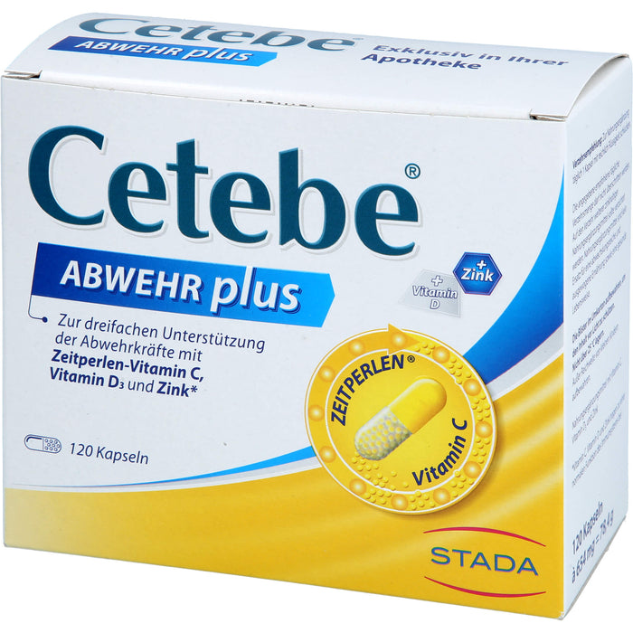 Cetebe Abwehr plus Kapseln, 120 pc Capsules