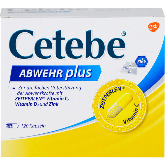 Cetebe Abwehr plus Kapseln, 120 pc Capsules