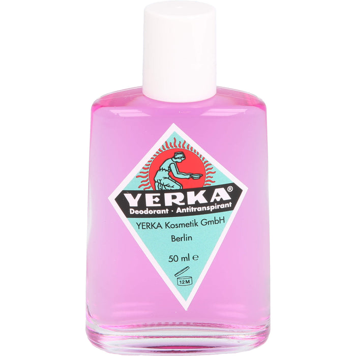 YERKA Deodorant Antitranspirant, 50 ml Solution