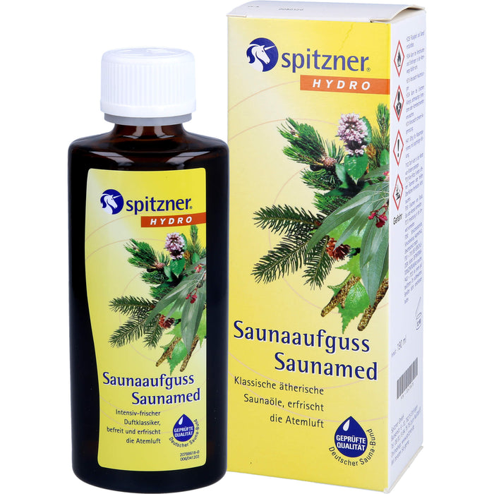 Spitzner Saunaaufguss Saunamed Hydro, 190 ml Konzentrat