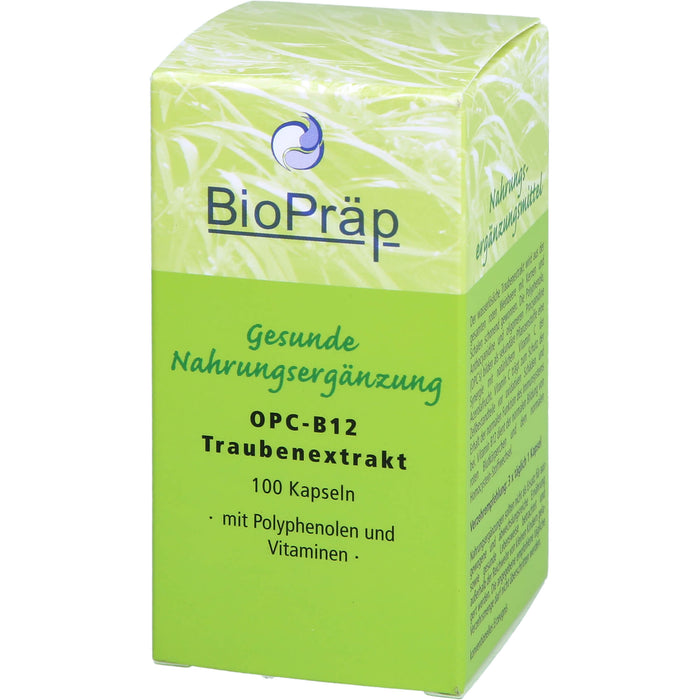 BioPräp OPC-B12 Traubenextrakt Kapseln, 100 pcs. Capsules