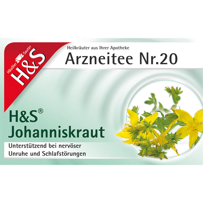 H&S Johanniskraut Arzneitee Nr. 20, 20 pcs. Filter bag