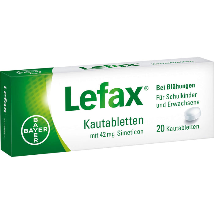 Lefax Kautabletten bei Blähungen, 20 pcs. Tablets