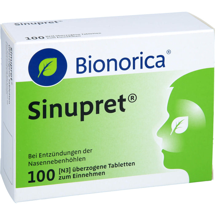 Sinupret überzogene Tabletten bei Entzündungen der Nasennebenhöhlen, 100 St. Tabletten