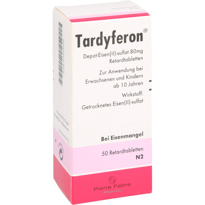 Tardyferon Depot-Eisen(II)-Sulfat 80 mg Retardtabletten, 50 St. Kapseln