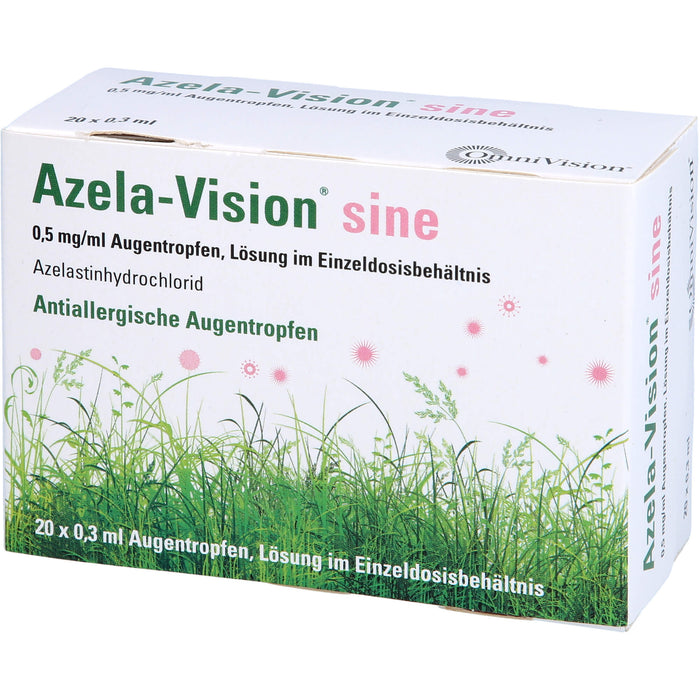 Azela-Vision sine Augentropfen Einzeldosisbehältnis, 20 pc Ampoules