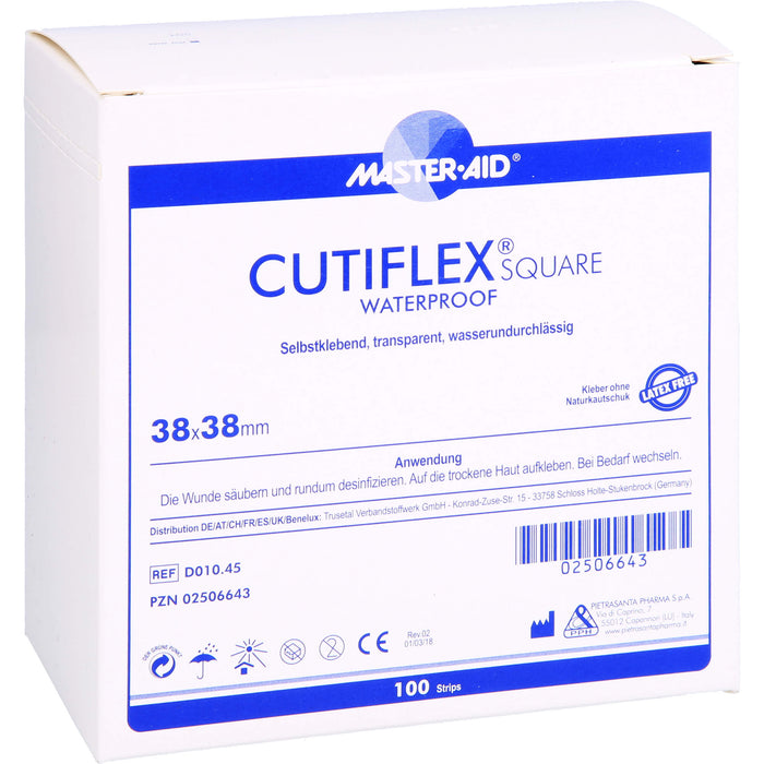 CUTIFLEX SQUARE 38x38mm Strips, 100 St PFL