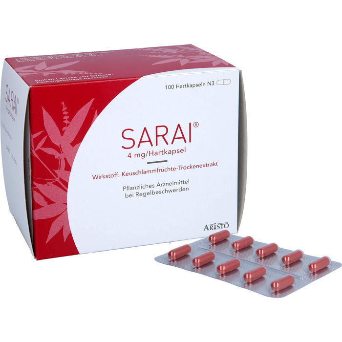 Sarai Hartkapseln bei Regelbeschwerden, 100 pcs. Capsules