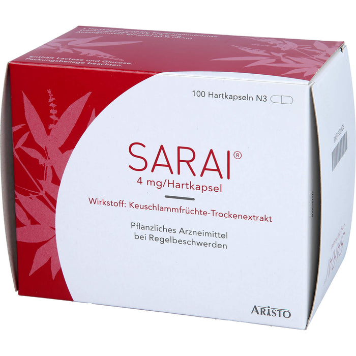 Sarai Hartkapseln bei Regelbeschwerden, 100 pcs. Capsules