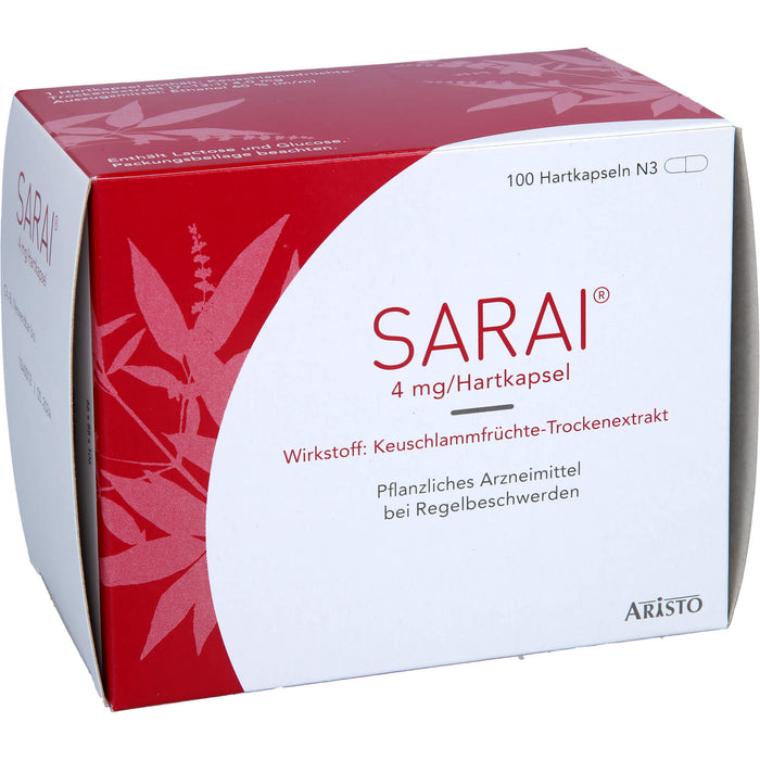 Sarai Hartkapseln bei Regelbeschwerden, 100 pcs. Capsules