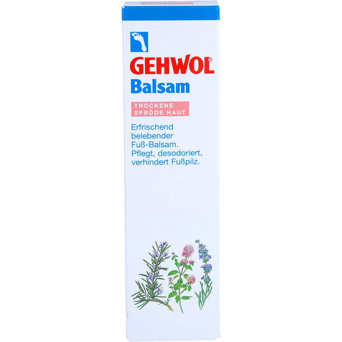 GEHWOL erfrischend belebender Fußbalsam für trockene Haut, 125 ml Creme