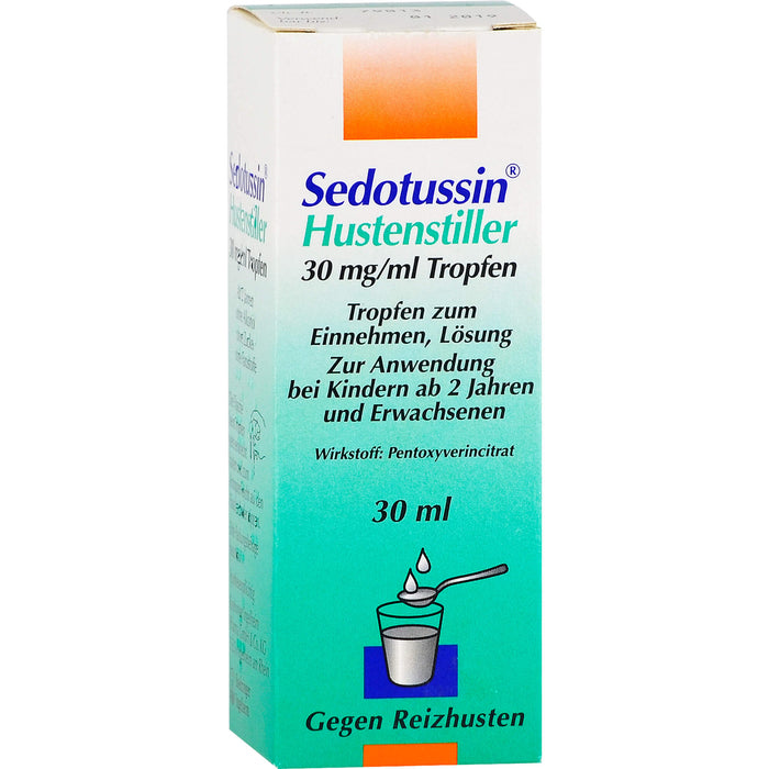 Sedotussin Hustenstiller Tropfen gegen Reizhusten, 30 ml Lösung