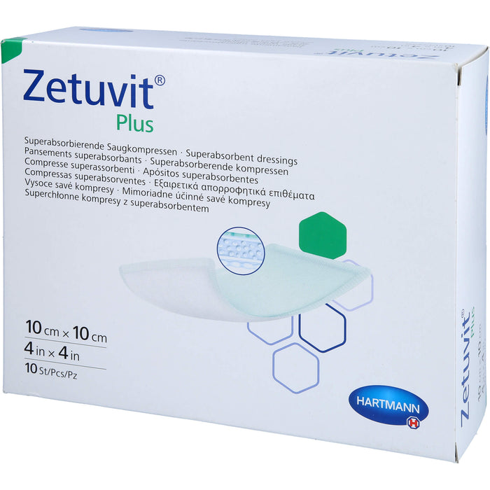 HARTMANN Zetuvit Plus steril 10 x 10 cm, 10 pc Compresses