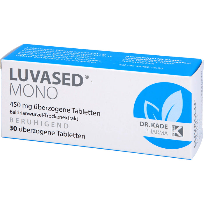 Luvased mono 450 mg Tabletten zur Beruhigung, 30 pcs. Tablets