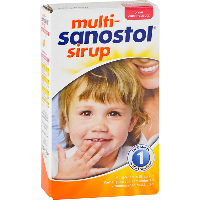 multi-sanostol Sirup ohne Zuckerzusatz, 260 g Lösung