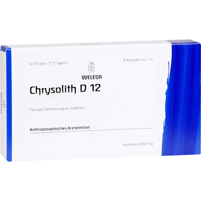 Chrysolith D12 Weleda Amp., 8X1 ml AMP