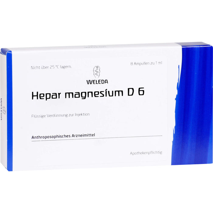 Hepar Magnesium D6 Weleda Amp., 8X1 ml AMP