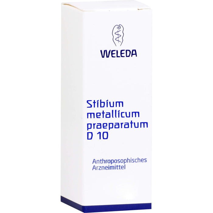 WELEDA Stibium metallicum praeparatum D10 Verreibung, 20 g Poudre