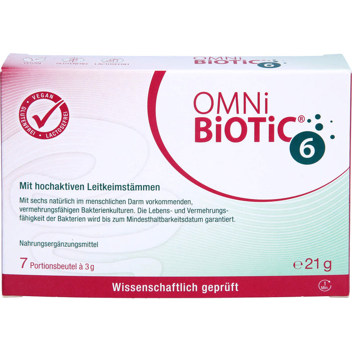 OMNi-BiOTiC 6 mit hochaktiven Leitkeimstämmen Portionsbeutel, 7 pc Sachets