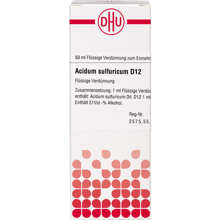 DHU Acidum sulfuricum D12 Dilution, 50 ml Lösung