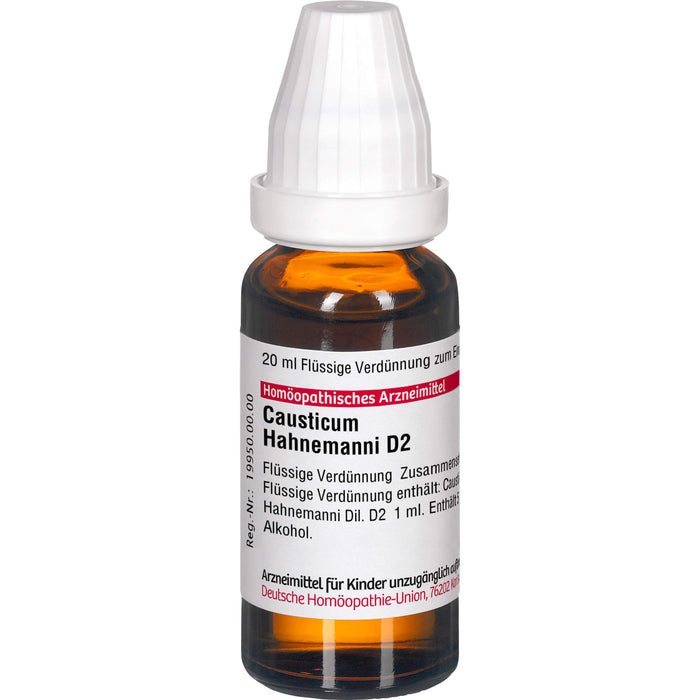 Causticum Hahnemanni D2 DHU Dilution, 20 ml Lösung