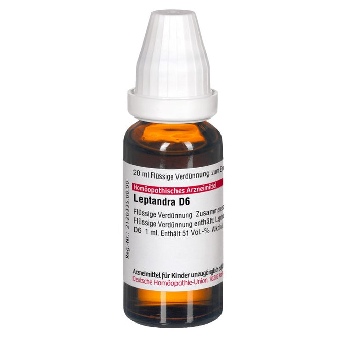 Leptandra D6 DHU Dilution, 20 ml Lösung