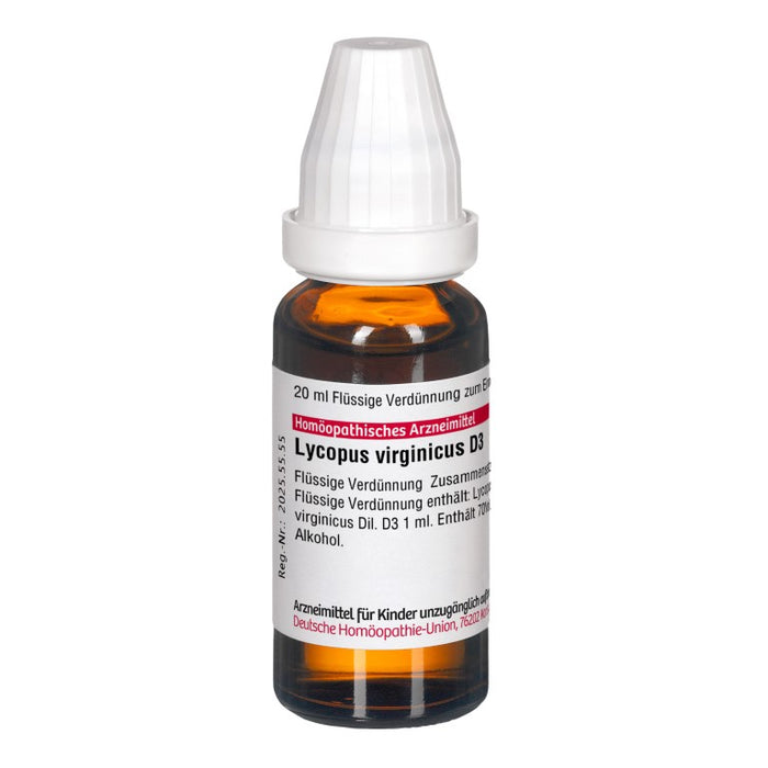 DHU Lycopus virginicus D3 Dilution, 20 ml Lösung