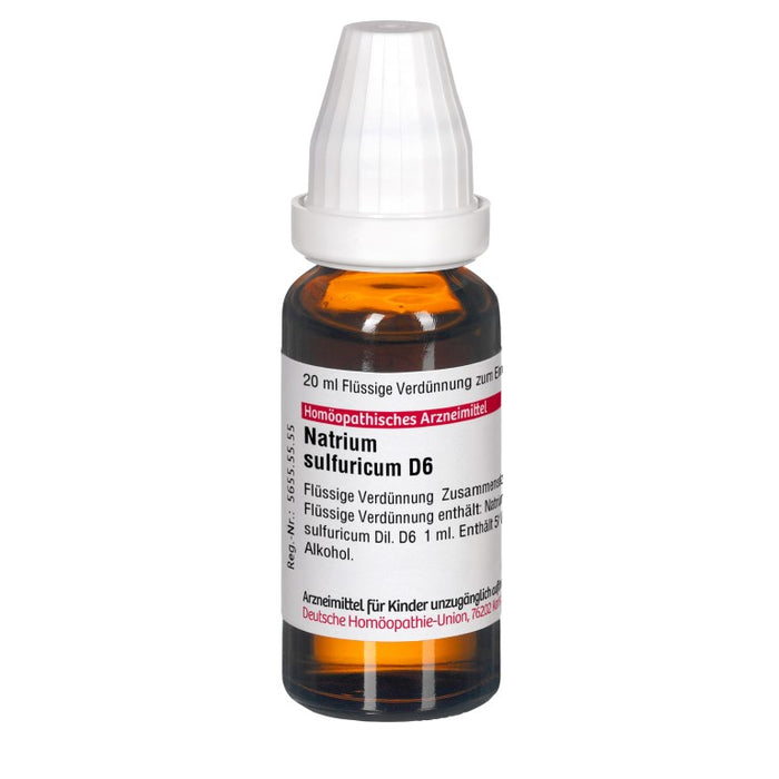 DHU Natrium sulfuricum D6 Dilution, 20 ml Lösung