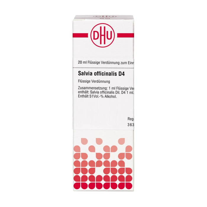 Salvia officinalis D4 DHU Dilution, 20 ml Lösung