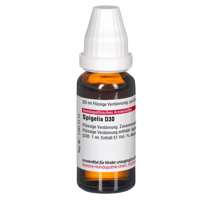 Spigelia D30 DHU Dilution, 20 ml Lösung