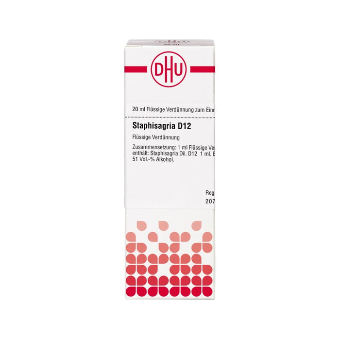 DHU Staphisagria D12 Dilution, 20 ml Lösung