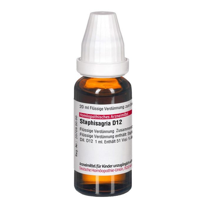 DHU Staphisagria D12 Dilution, 20 ml Lösung