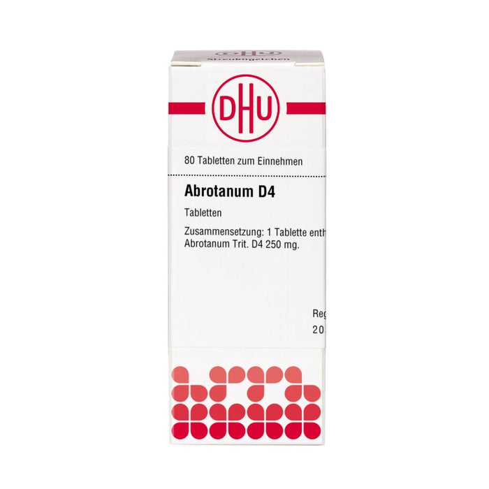 DHU Abrotanum D4 Tabletten, 80 St. Tabletten