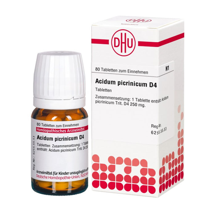 DHU Acidum picrinicum D4 Tabletten, 80 St. Tabletten